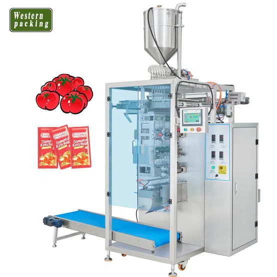 Arbenigwr Peiriant Pacio Ketchup Sachet, PACIO Gorllewinol